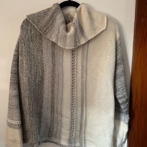 Grey women’s turtleneck sweater